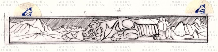 Bracelet - Cougar - Sketch
