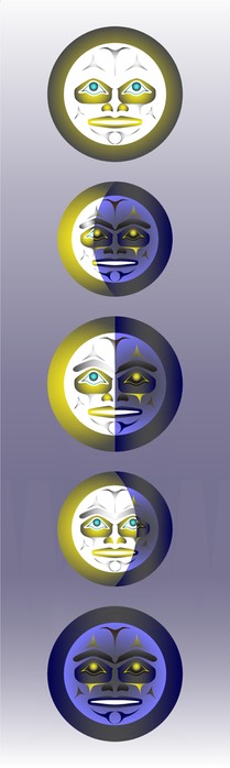MOON (Quarter Transformation)  (12 x 40) 200dpi