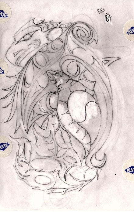 Robyn Gillrie Tattoo - Sketch