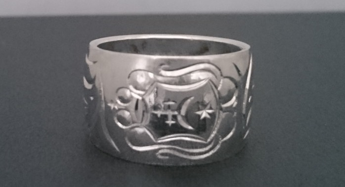 Salmon with Family Crest 1