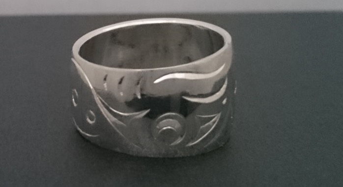 Salmon with Family Crest 2